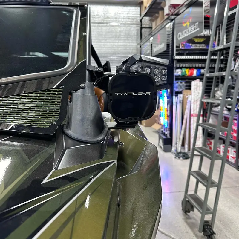 Tmw Polaris Rzr Pro R A-Pillar Bolt On Light Tabs 1