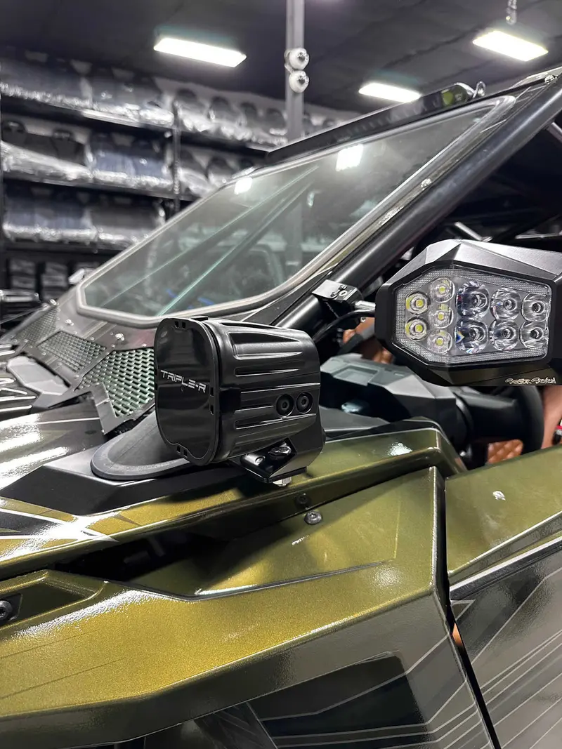 Tmw Polaris Rzr Pro R A-Pillar Bolt On Light Tabs 2