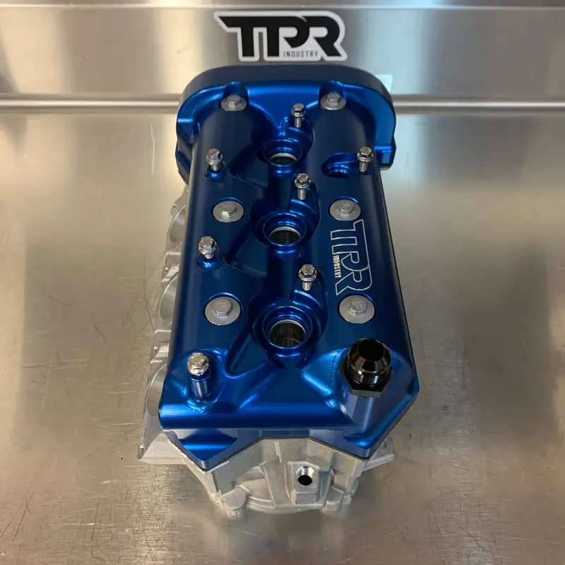 Tpr Industry Billet Valve Cover X3 - Blue 2