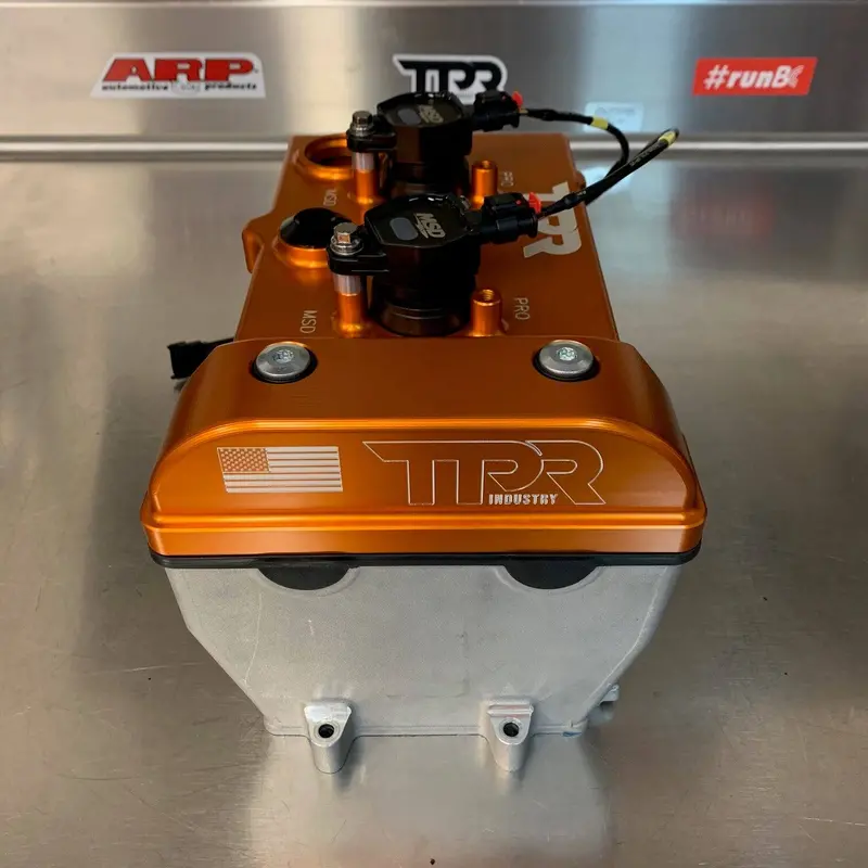 Tpr Industry Rzr Billet Valve Cover - Orange 2