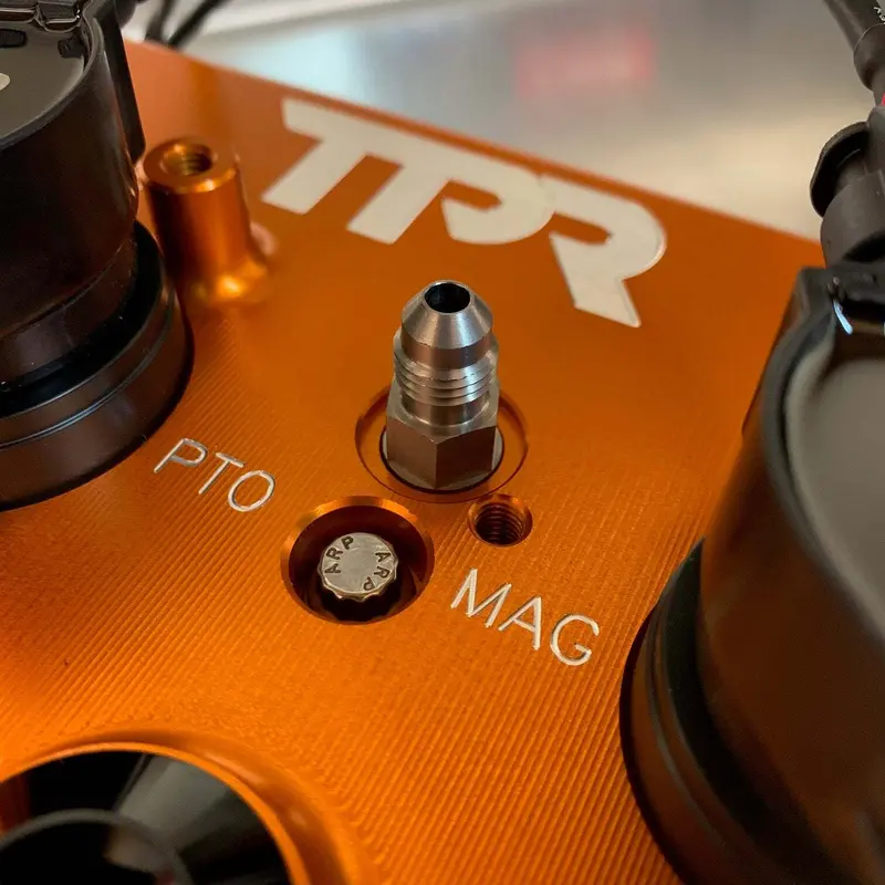 Tpr Industry Rzr Billet Valve Cover - Orange 3