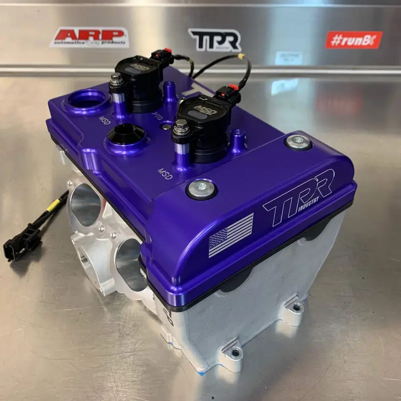Tpr Industry Rzr Billet Valve Cover - Purple 1