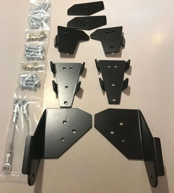 Traxbrax Polaris Xp 1000/1000 Turbo/ Rs1 Utv Track Mounting Brackets 1
