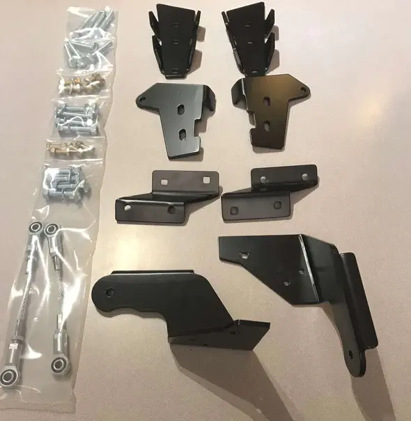 Traxbrax Polaris Xp Pro Utv Track Mounting Brackets 1