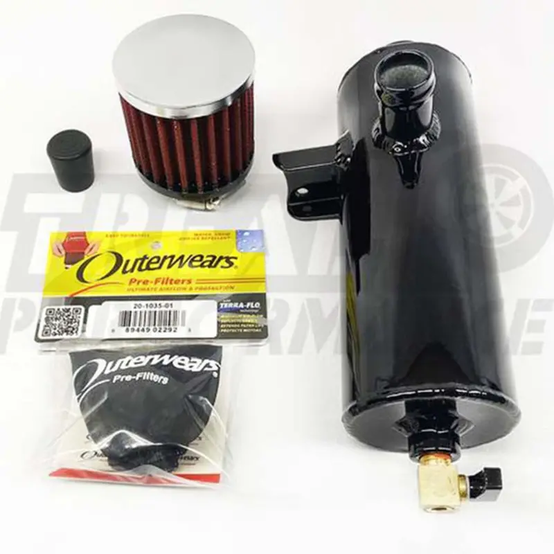 Treal Performance '16-'21 Polaris Rzr Xpt Oil Catch Can/Breather System 1