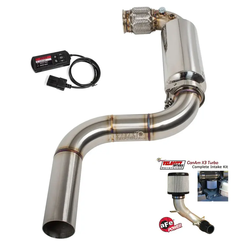 Treal Performance '17-'20 Can-Am Maverick X3 Stage 3 Performance Package - Race/Ultra Race Exhaust 3