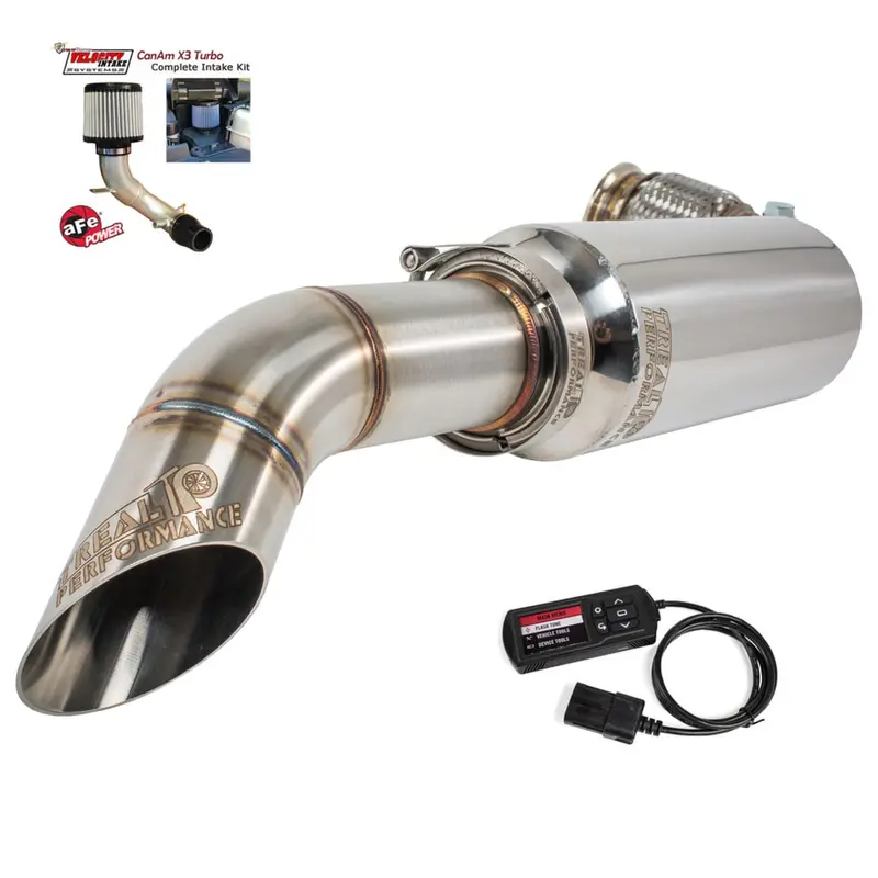 Treal Performance '17-'20 Can-Am Maverick X3 Stage 3 Performance Package - Race/Ultra Race Exhaust 4