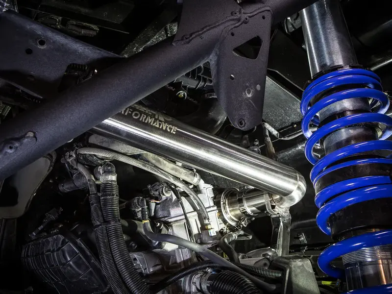 Treal Performance '17-'23 Can-Am Maverick X3 Mid Bypass Pipe 1
