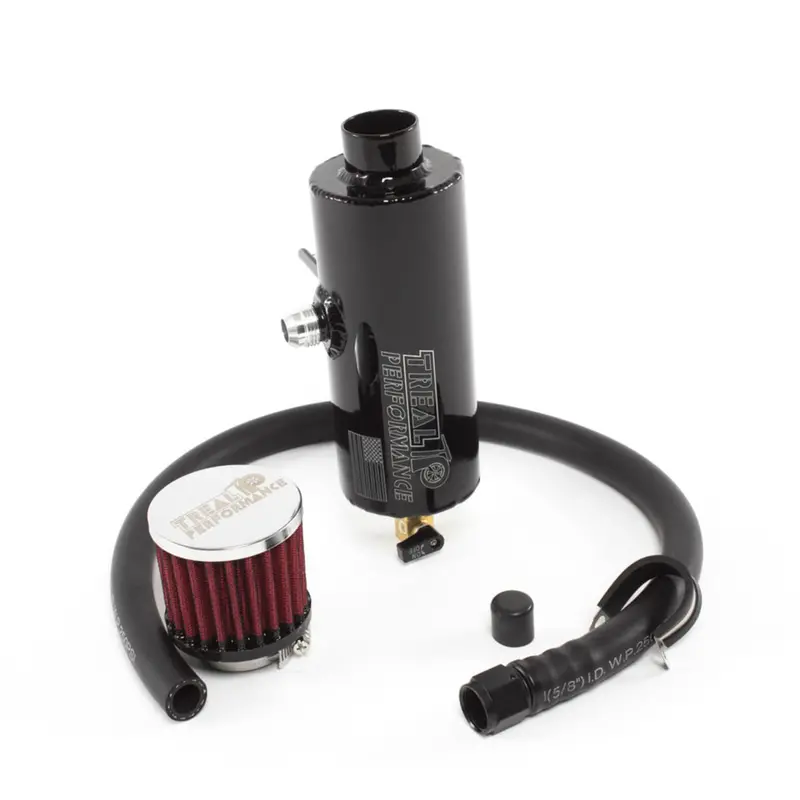 Treal Performance '17-'23 Can-Am Maverick X3 Oil Catch Can/Breather System 1