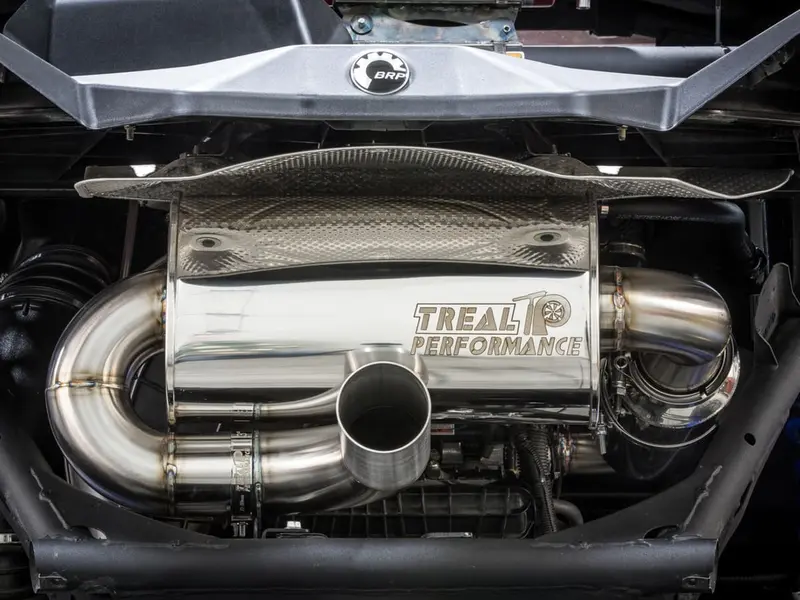 Treal Performance ‘17-’23 Can-Am Maverick X3 Quiet Trail Exhaust System 2