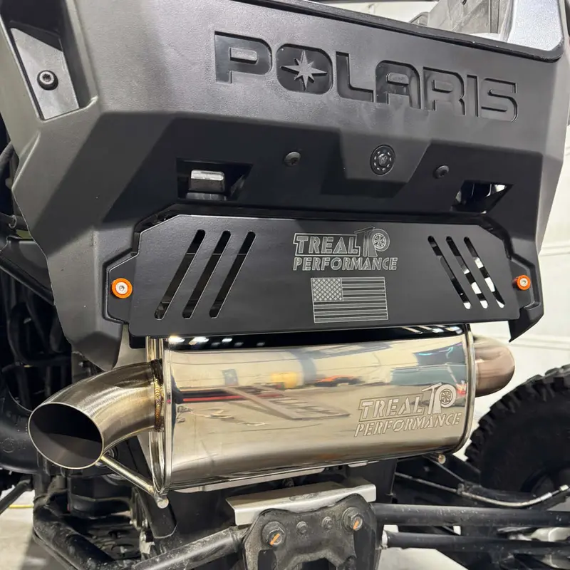 Treal Performance '20-'25 Polaris Rzr Pro Xp / Turbo R Exhaust Cover 2