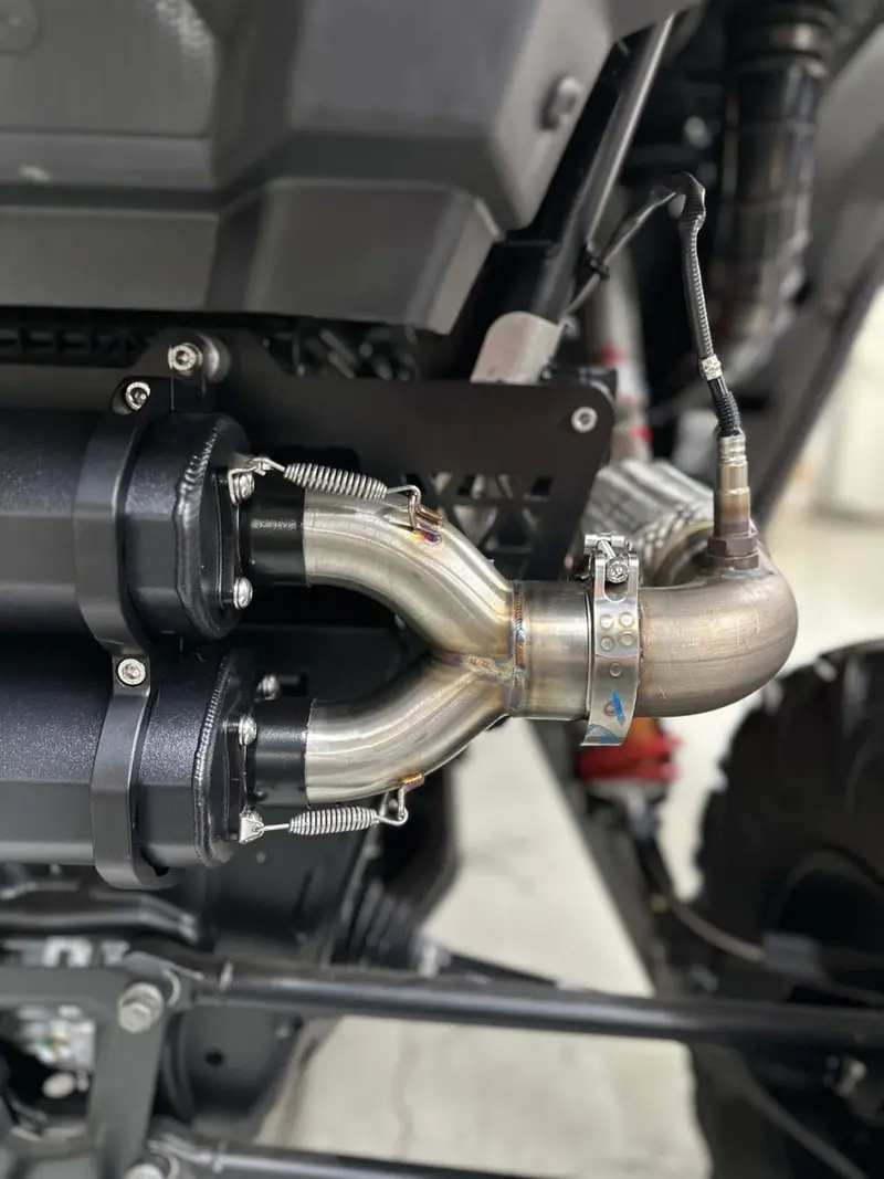 Trinity Racing '24+ Polaris Rzr Xp 1000 Slip On Exhaust 4