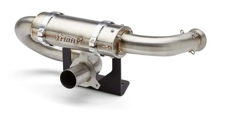 Trinity Racing Can-Am Maverick X3 Center Exit Slip On Exhaust 1