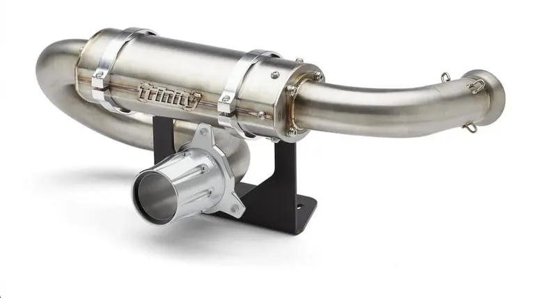 Trinity Racing Can-Am Maverick X3 Center Exit Slip On Exhaust 2