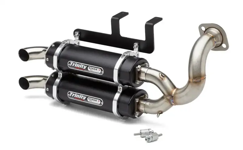 Trinity Racing Polaris General Xp 1000 Slip On Exhaust 1