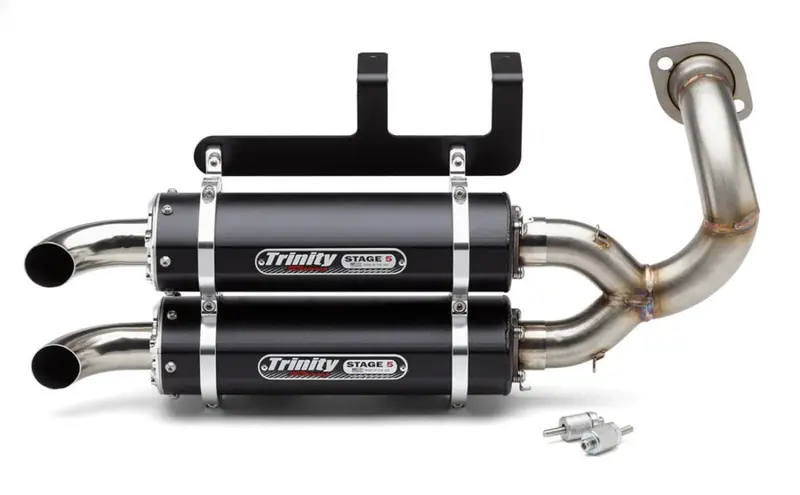 Trinity Racing Polaris General Xp 1000 Slip On Exhaust 2