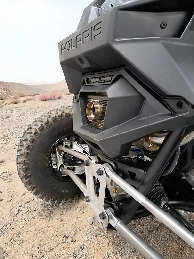 Trinity Racing Polaris Rzr Pro R Center Exit Slip-On Exhaust 2