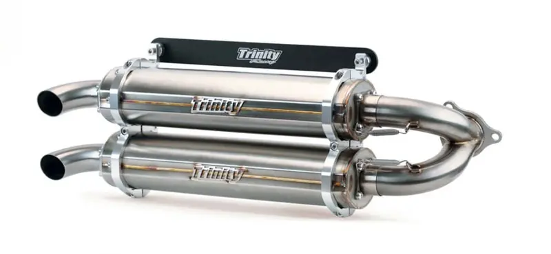 Trinity Racing Polaris Rzr Pro Xp/Turbo R Stainless Steel Slip On Exhaust 1