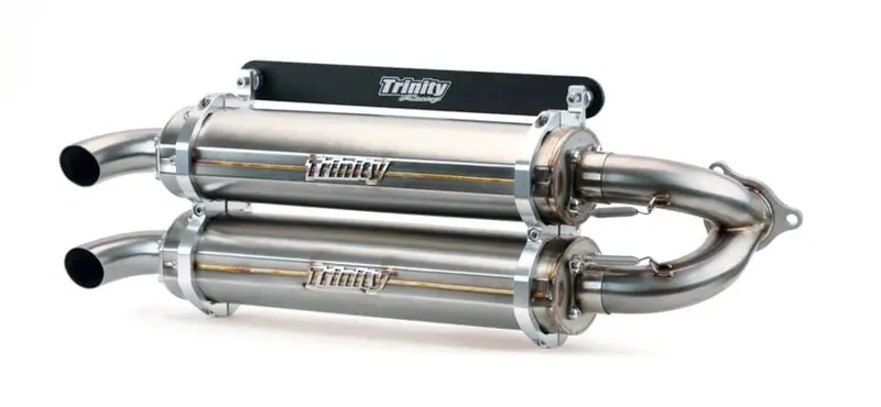 Trinity Racing Polaris Rzr Xp Turbo/S Stainless Steel Slip On Exhaust 1