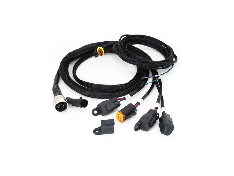 Triple R Lighting Four-Lamp Harness Kit With Itt Connector (4-Pin, Deutsch Dt, 12V) 1