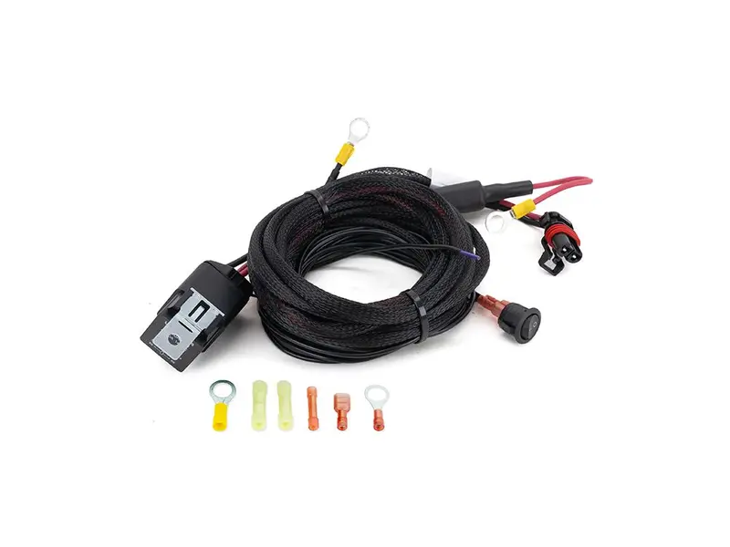 Triple R Lighting Single-Lamp Harness Kit (2-Pin, Aptiv, 12V) 1