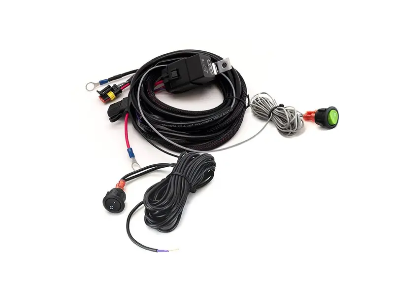 Triple R Lighting Single-Lamp Wiring Kit With Momentary Switch (3-Pin, Superseal, 12V) 1