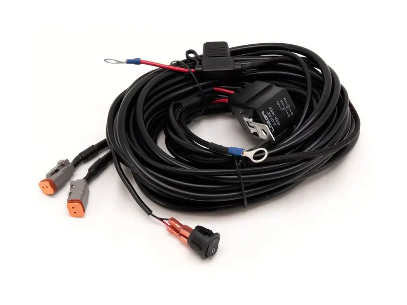 Triple R Lighting Two-Lamp Wiring Kit (2 Pin, Deutsch Dt, 12V) 1