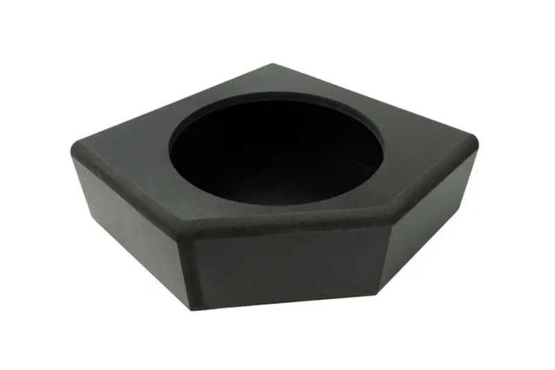 Utv Stereo '17+ Can-Am Maverick X3 Rear Low-Profile Driver Side 10" Sub Box Enclosure - Unloaded 1