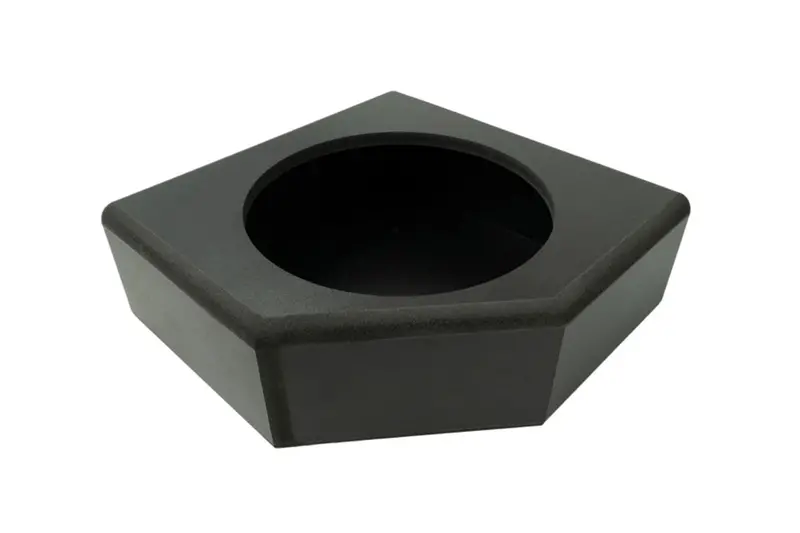 Utv Stereo '17+ Can-Am Maverick X3 Rear Low-Profile Passenger Side 10" Subwoofer Enclosure - Unloaded 1