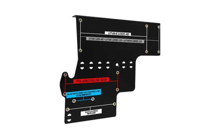 Utv Stereo '20-'25 Polaris Rzr Pro Series Pulse Bar Amplifier Mount 2