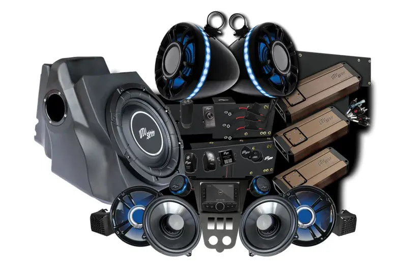 Utv Stereo '25+ Polaris Rzr Pro Series Elite Stage 8 Stereo Kit 1