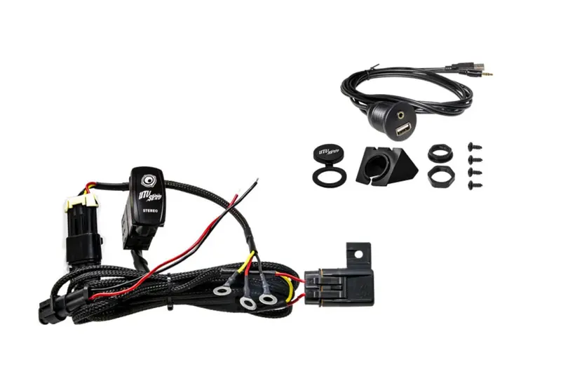 Utv Stereo '25 Polaris Rzr Pro Series Head Unit Mount 4