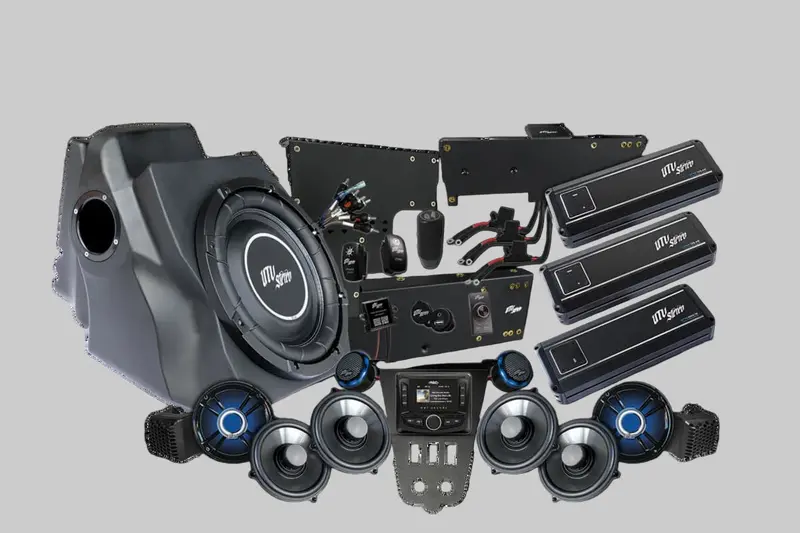 Utv Stereo '25+ Polaris Rzr Pro Series Signature Stage 8 Stereo Kit 1