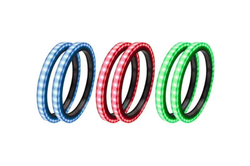 Utv Stereo 6.5" Rgb Led Speaker Rings - Pair 1