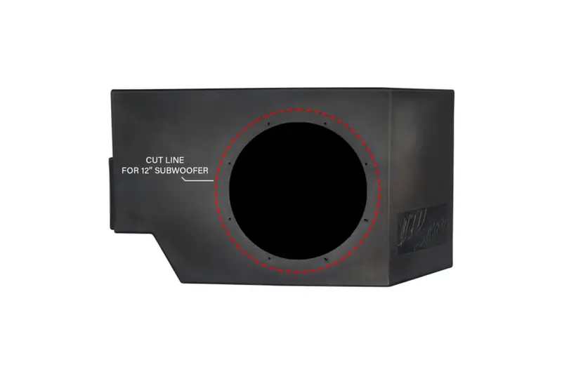 Utv Stereo Can-Am Defender 10" Vented Driver Unloaded Subwoofer Enclosure 6