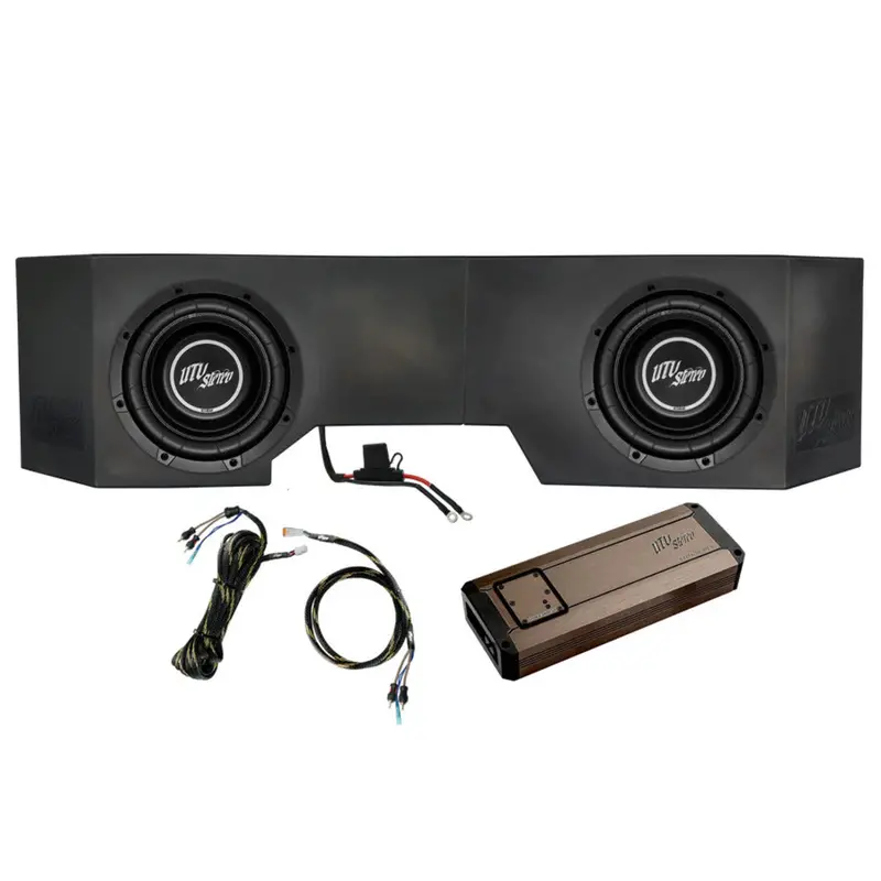 Utv Stereo Can-Am Defender 1200W Dual 10" Subwoofer Kit 1