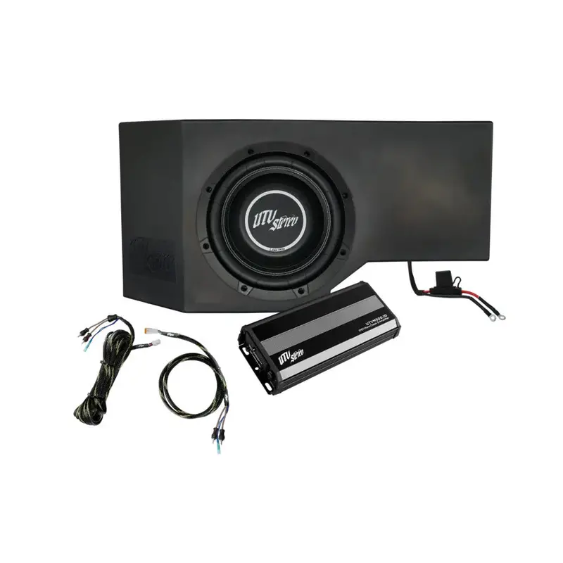 Utv Stereo Can-Am Defender 500W Single Passenger Side 10” Subwoofer Kit 1