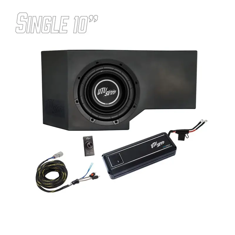 Utv Stereo Can-Am Defender Hd11 1000W Single 10" Subwoofer Kit 1