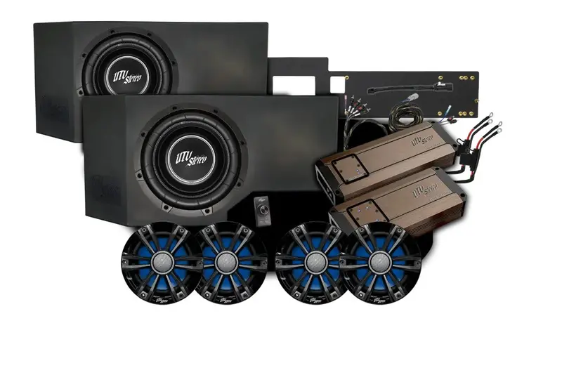 Utv Stereo Can-Am Defender Hd11 Brp Go Dual Subwoofer Stage 7 Stereo Kit 1