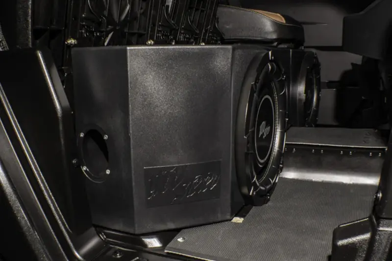 Utv Stereo Can-Am Defender Vented 10" Passenger Unloaded Subwoofer Enclosure 6