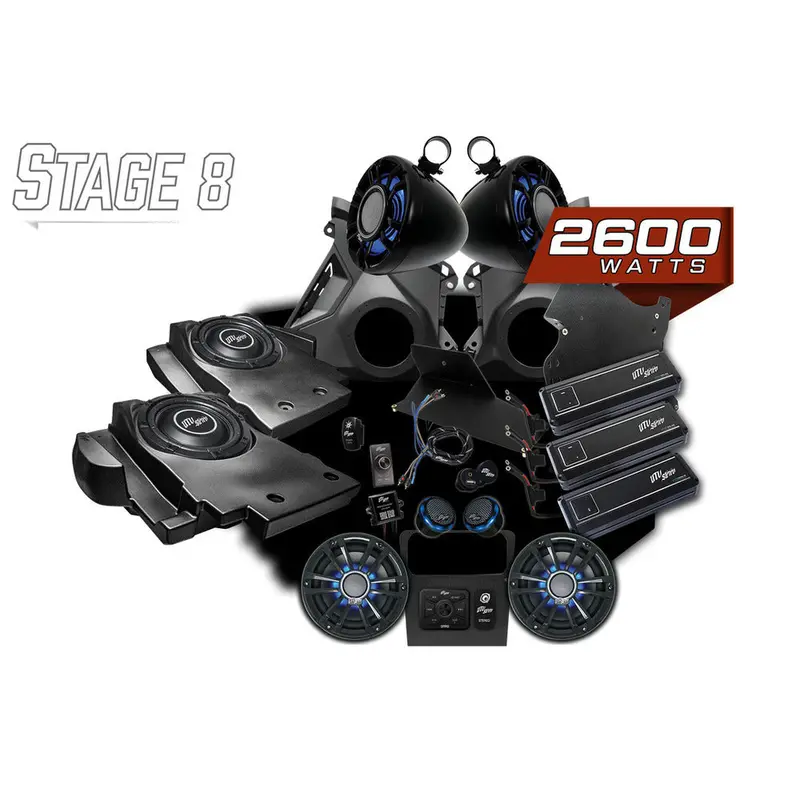 Utv Stereo Can-Am Maverick R Signature Series Stage 8 Stereo Kit 1