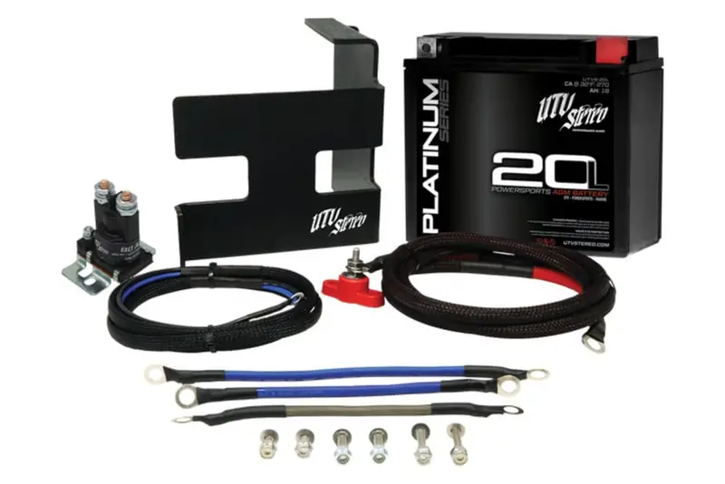 Utv Stereo Can-Am Maverick X3 2Nd Battery Kit 1