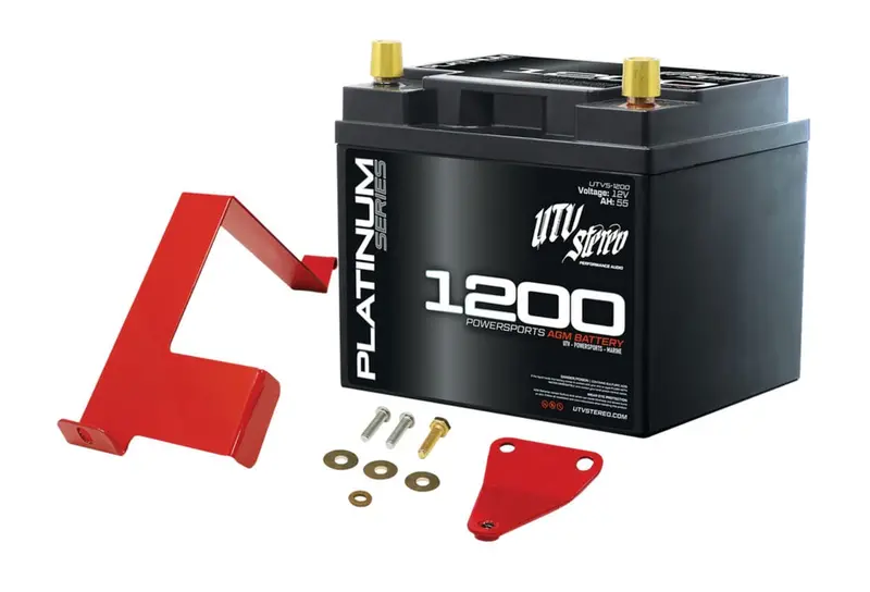Utv Stereo Can-Am Maverick X3 Big Battery Kit 1