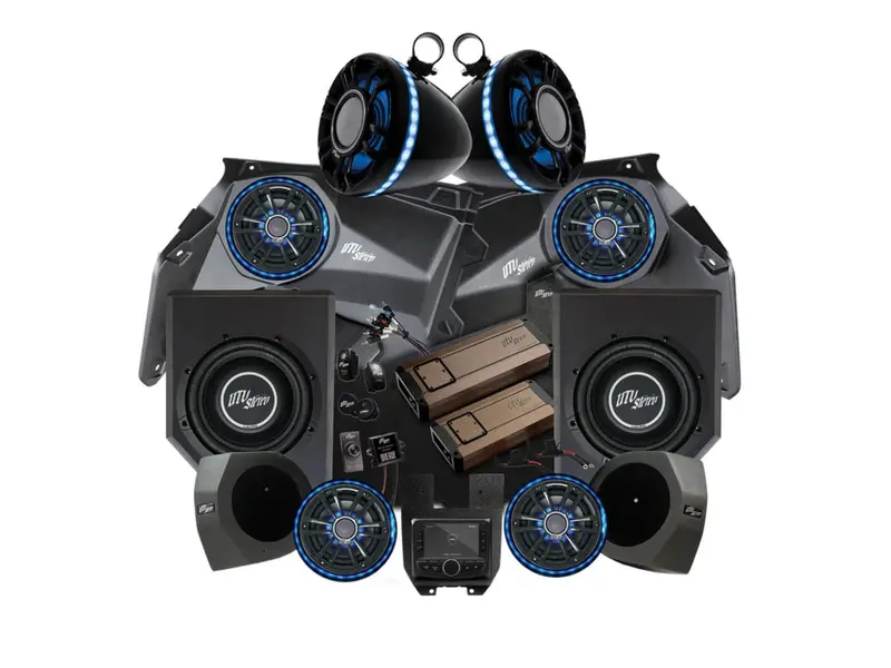 Utv Stereo Can-Am Maverick X3 Elite Series Stage 7 Stereo Kit 1