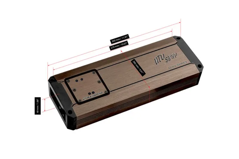 Utv Stereo Elite Series 1600W 5-Channel Amplifier 1