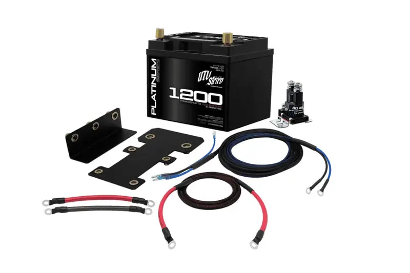 Utv Stereo Kawasaki Teryx H2 2Nd Battery Kit 1