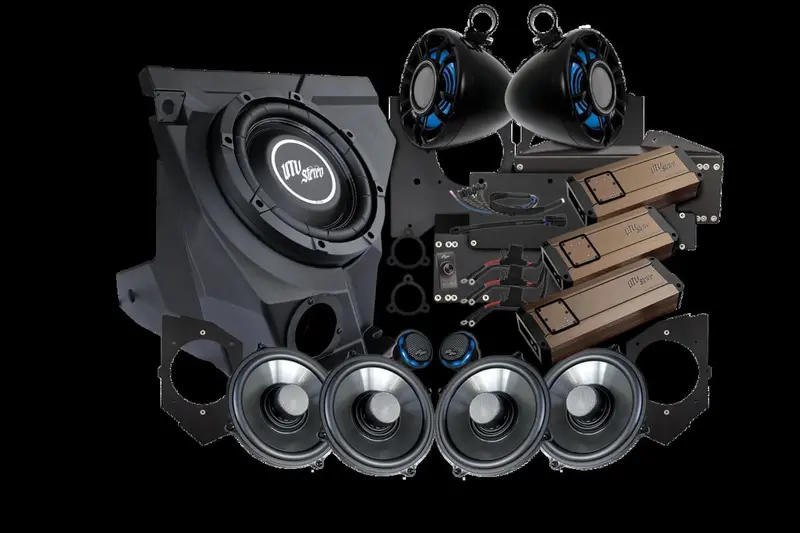 Utv Stereo Kawasaki Teryx H2 Garmin Tread Elite Stage 8 Stereo Kit 1