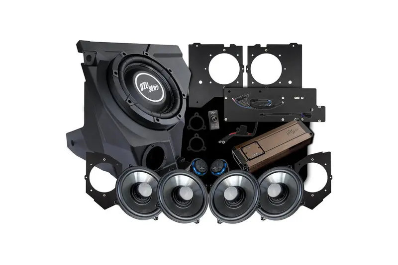 Utv Stereo Kawasaki Teryx H2 Garmin Tread Signature Stage 6 Stereo Kit 1