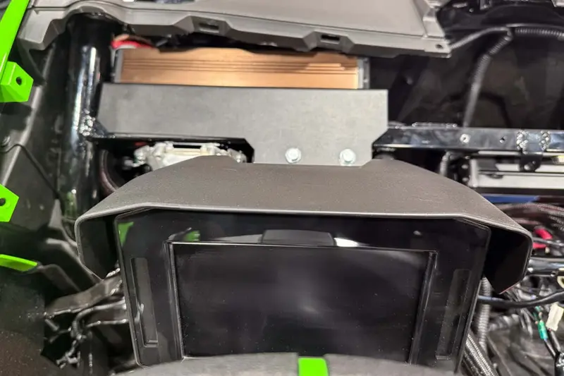Utv Stereo Kawasaki Teryx H2 Gauge Amplifier Mount 2