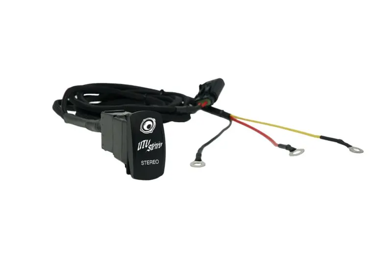 Utv Stereo Low Current Harness, Rocker Switch & Pulse Bar Harness 1